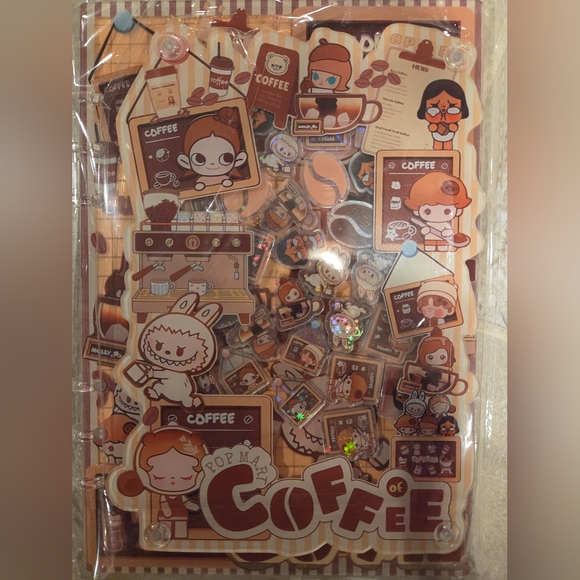 Popmart Coffee Themed Shaker Notebook - Picture 4 of 4